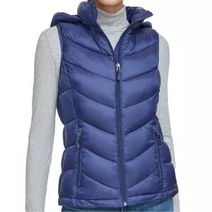 Charter Club Women's Packable Hooded Puffer Vest.